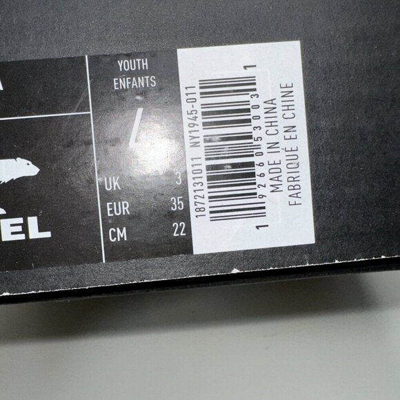 Sorel Joan Of Arctic Wedge II Chelsea Booties Size Youth 4 Quarry Gray - Picture 13 of 13